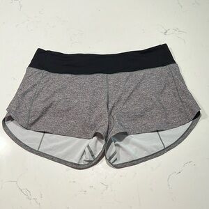 lululemon athletica Gray and Black Athletic Shorts